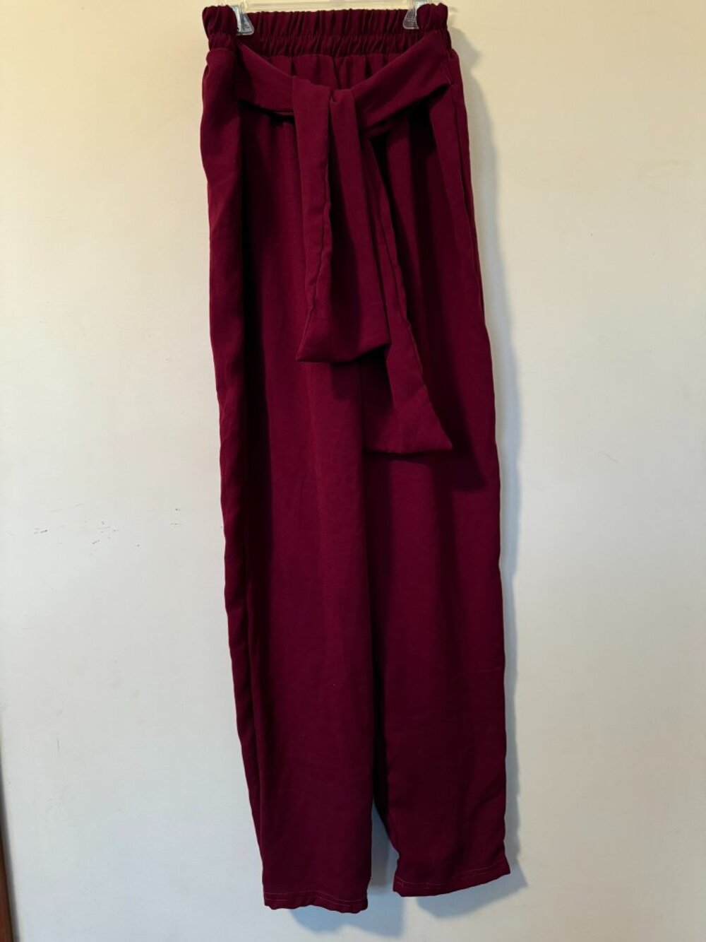 Maroon wine burgundy dance pants Medium Adult